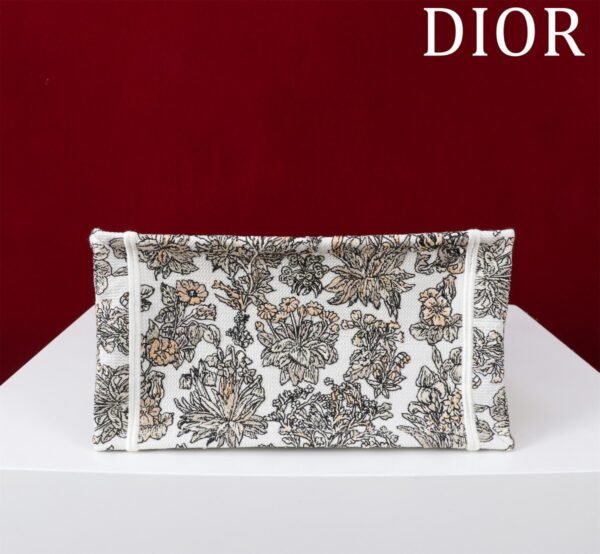 Small Dior Book Tote Dark Gold