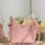 Dior Small Signature Bucket Bag Pink Grained Calfskin