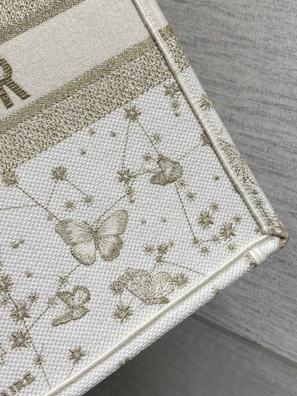 White+Gold+Butterfly-L (10) Large Dior Book Tote Golden Butterfly