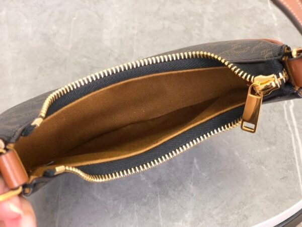 CELINE Mini Ava Triomphe Canvas Shoulder Bag
