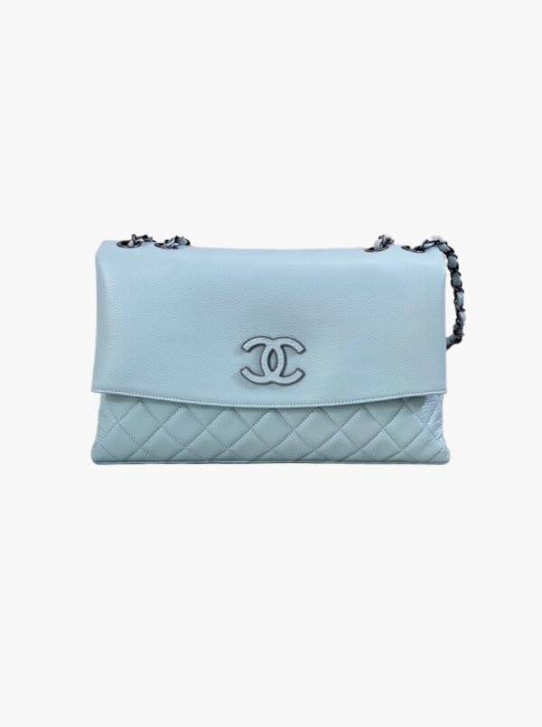 chanel A07095-2 (1) Chanel A07095 Beige Flap Chain Shoulder Bag and Crossbody Bag