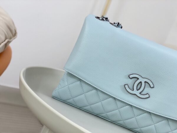 chanel A07095-2 (7) Chanel A07095 Beige Flap Chain Shoulder Bag and Crossbody Bag