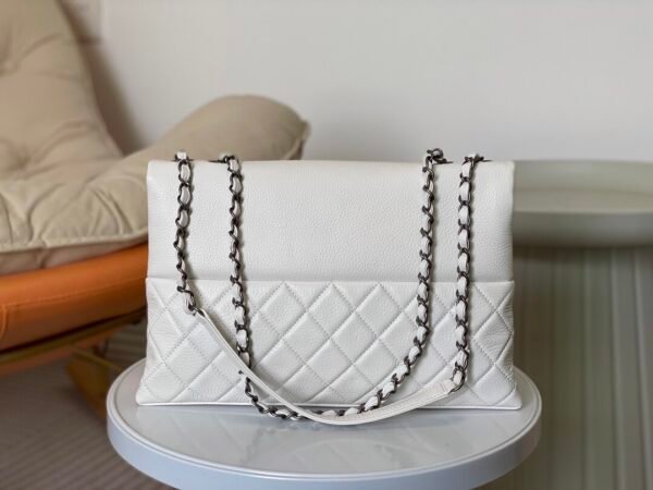 Chanel A07095 Beige Flap Chain Shoulder Bag and Crossbody Bag