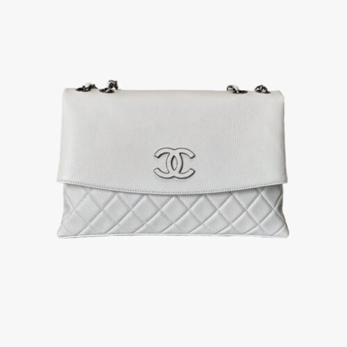 Chanel A07095 Beige Flap Chain Shoulder Bag and Crossbody Bag