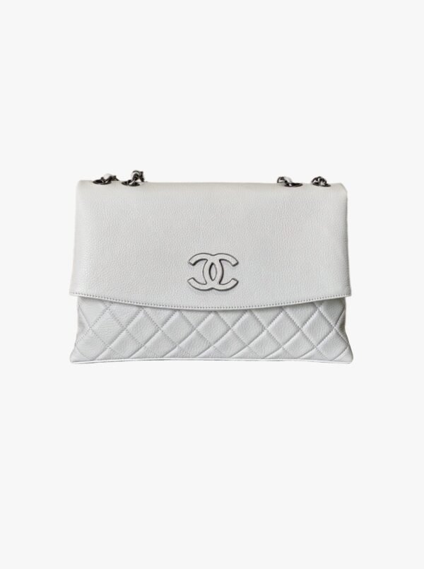 Chanel A07095 Beige Flap Chain Shoulder Bag and Crossbody Bag