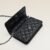 Chanel Chanel Classic Quilted WOC Wallet Crossbody Bag Black in Leather Grained cowhide