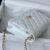 Chanel Chanel Classic Quilted WOC Wallet Crossbody Bag White in Leather Grained cowhide