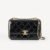 Chanel Calfskin 19cm Flap Bag Black