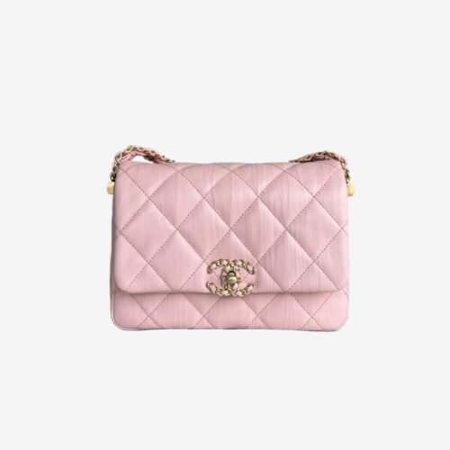 chanel AS4423-1 (1) Chanel 23K 19 Chain Flap Bag Vintage Calfskin