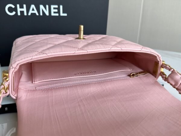 Chanel 23K 19 Chain Flap Bag Vintage Calfskin