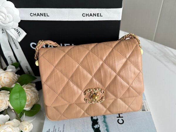 Chanel 23K 19 Chain Flap Bag Vintage Calfskin