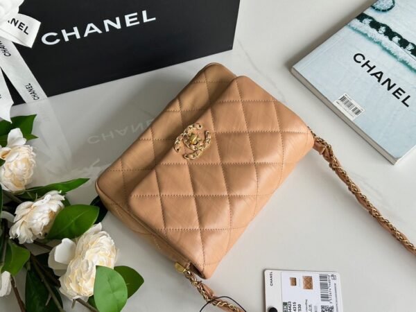 Chanel 23K 19 Chain Flap Bag Vintage Calfskin