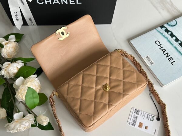 Chanel 23K 19 Chain Flap Bag Vintage Calfskin