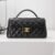 Chanel Mini Flap Bag with Top Handle Lambskin & Gold-Tone Metal Black