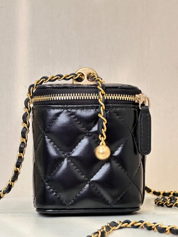 NEW CHANEL BAGS SHOULDER BAG/CROSSBODY BAG Black long cosmetic bag