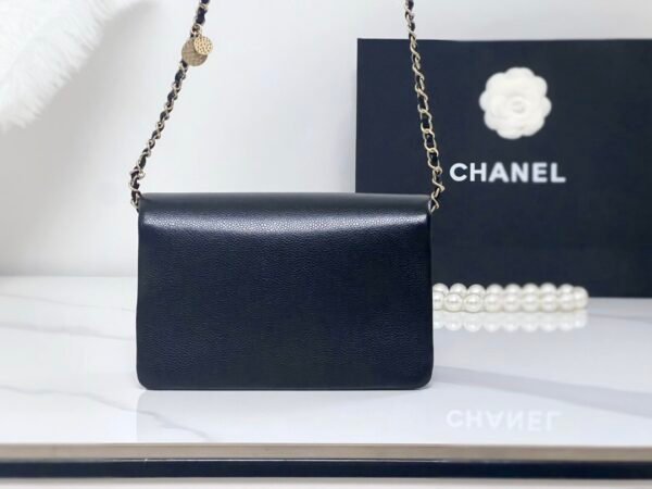Chanel Shiny Caviar Small Flap Black