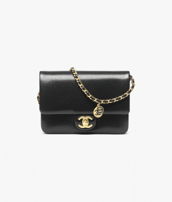 Chanel Shiny Caviar Small Flap Black