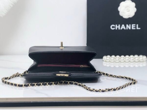 Chanel Shiny Caviar Small Flap Black