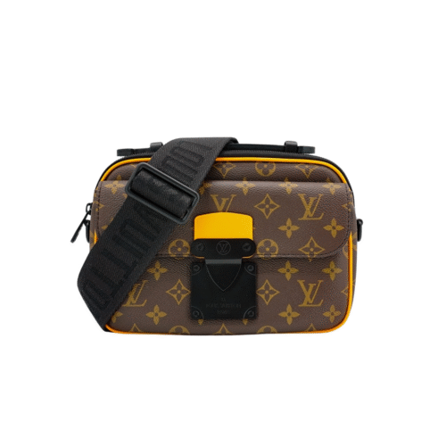 m46688 (1) Louis Vuitton Messenger S lock Monogram M46688