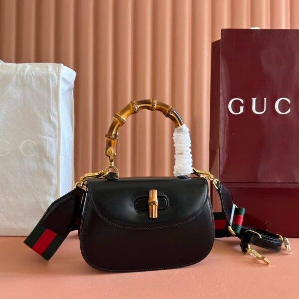 GUCCI BAMBOO 1947 series bamboo small handbag