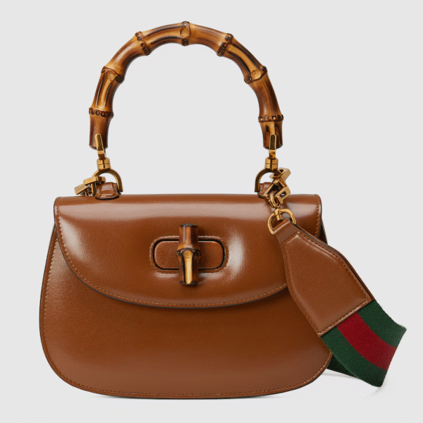 GUCCI BAMBOO 1947 series bamboo small handbag