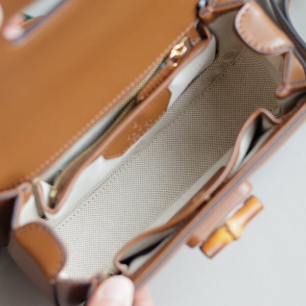 GUCCI BAMBOO 1947 series bamboo small handbag