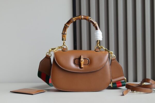 GUCCI BAMBOO 1947 series bamboo small handbag