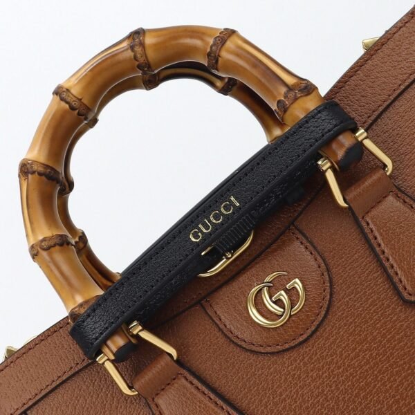 GUCCI DIANA series medium bamboo tote bag