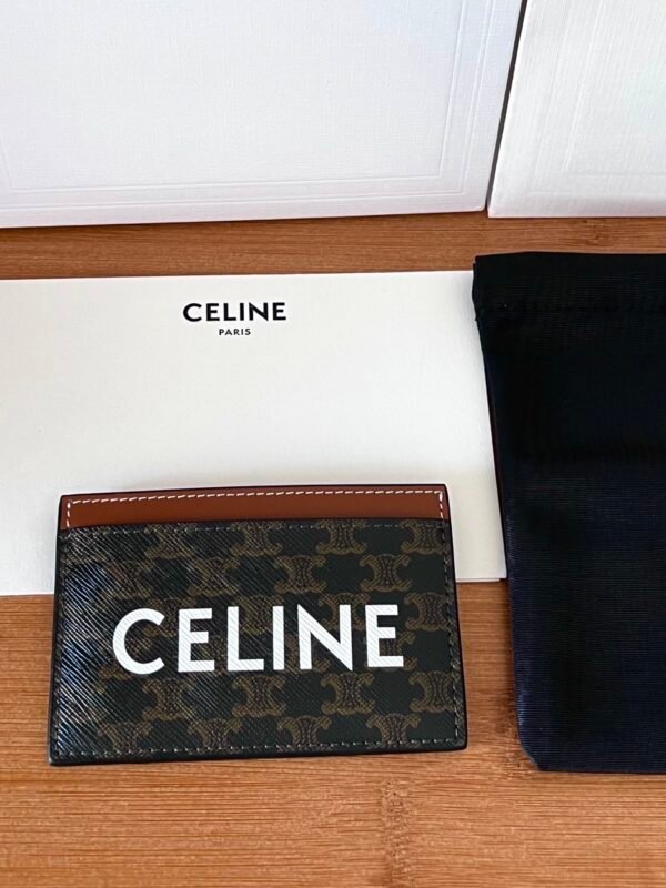 CELINE LOGO PRINTED CARD HOLDER