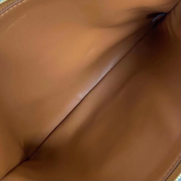 SMALL POUCH WITH STRAP CUIR TRIOMPHE IN SMOOTH CALFSKIN