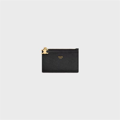 TRIOMPHE ZIP CARD HOLDER WITH CHANDLE