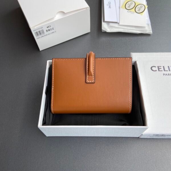 WALLET WITH COIN PURSE 16 IN SATINATED CALFSKIN