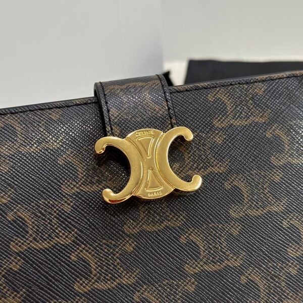 10M912CQH (2) MEDIUM WALLET CELINE VICTOIRE IN TRIOMPHE CANVAS