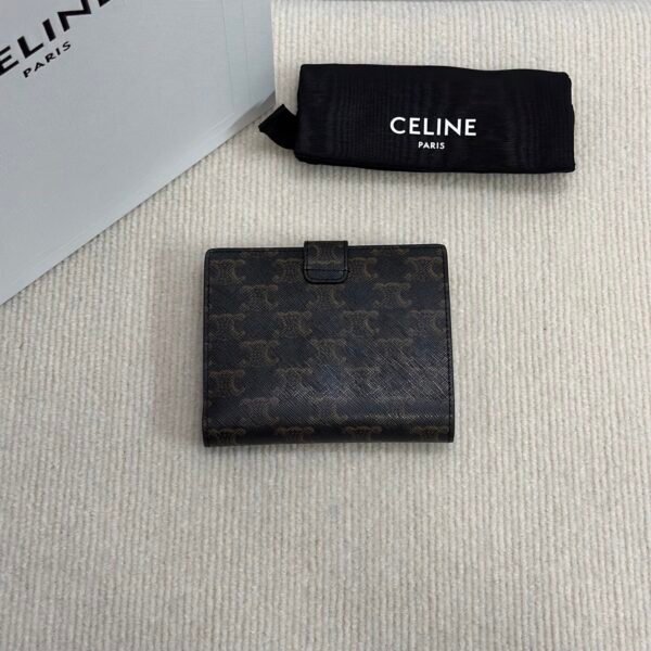 10M912CQH (3) MEDIUM WALLET CELINE VICTOIRE IN TRIOMPHE CANVAS