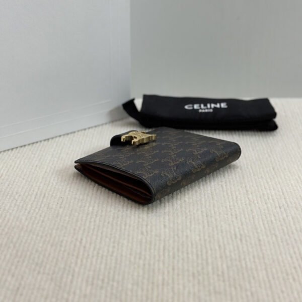 10M912CQH (3) MEDIUM WALLET CELINE VICTOIRE IN TRIOMPHE CANVAS