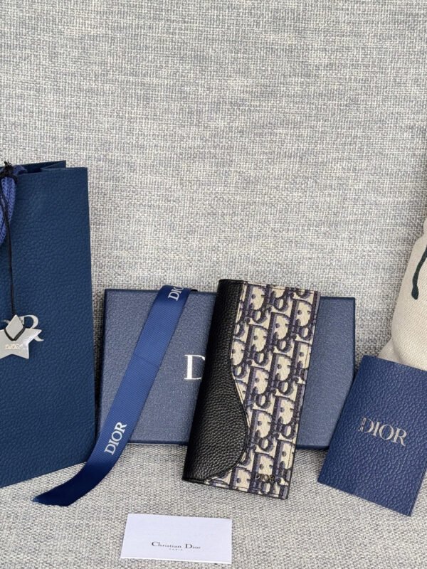 Dior Saddle Long Vertical Wallet