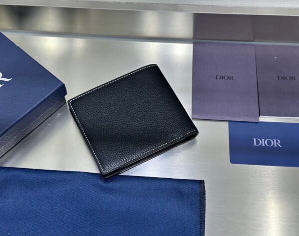 2ADBH076YKK_H00N (5) Dior Bi-Fold Saddle Wallet