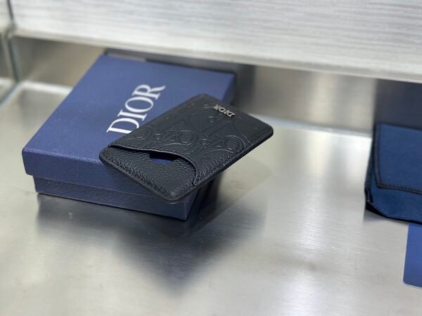 2ADCH168FLG_H00N (1) Dior Saddle Magnetic Card Holder