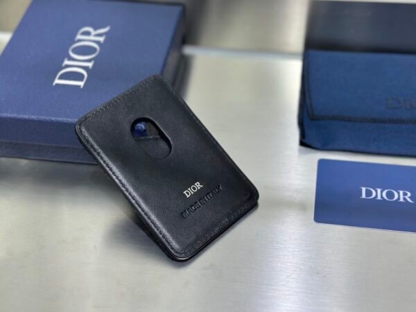 2ADCH168FLG_H00N (2) Dior Saddle Magnetic Card Holder