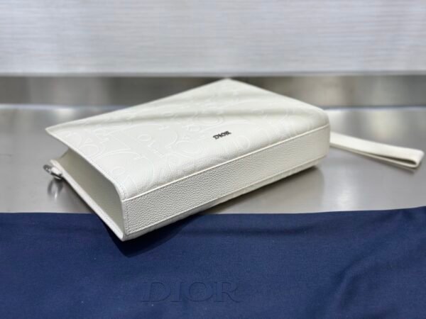 Dior A5 triangle clutch bag