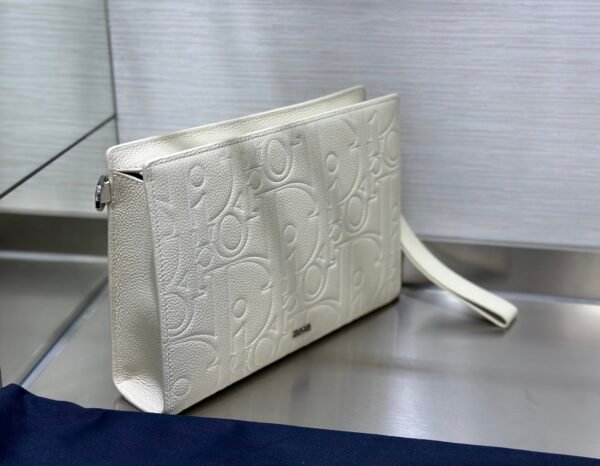 Dior A5 triangle clutch bag