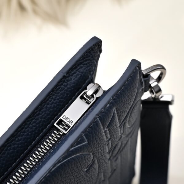 Dior A5 triangle clutch bag