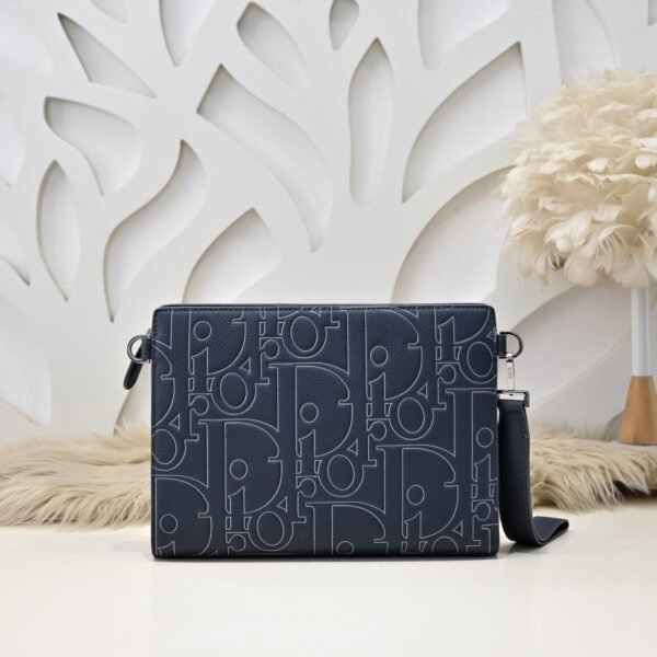 Dior A5 triangle clutch bag