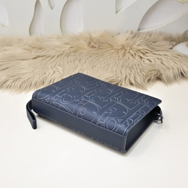 Dior A5 triangle clutch bag