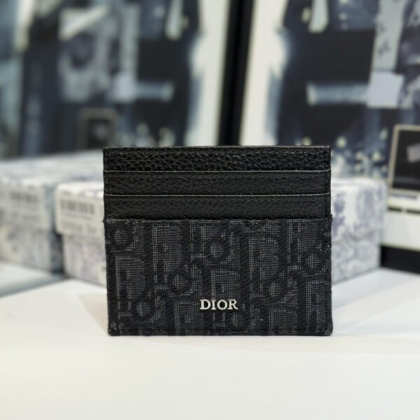 2ESCH135YSE_H03E (3) Dior Card Holder