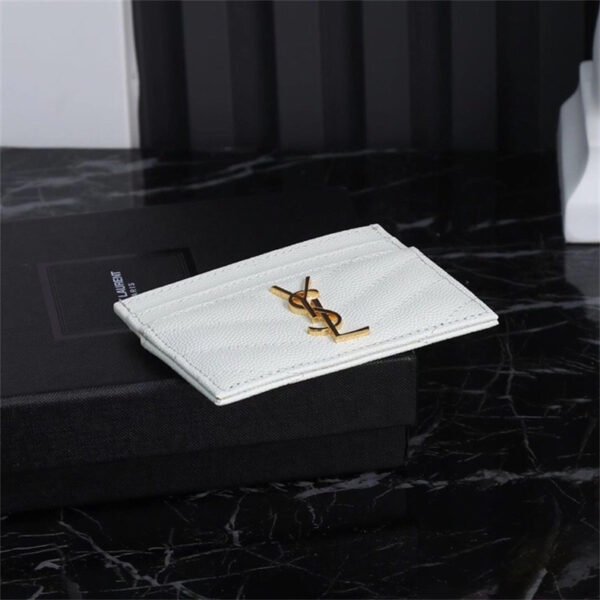 423291BOW019207 (2) CASSANDRE MATELASSÉ CARD CASE IN GRAIN DE POUDRE LEATHER