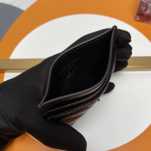 423291BOW081000 (4) CASSANDRE MATELASSÉ CARD CASE IN GRAIN DE POUDRE LEATHER