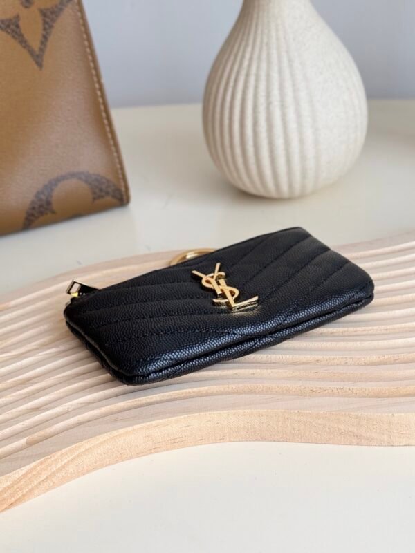 CASSANDRE MATELASSÉ KEY POUCH IN SMOOTH LEATHER