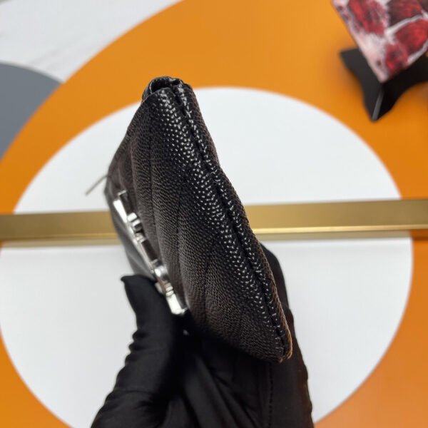 CASSANDRE MATELASSÉ KEY POUCH IN SMOOTH LEATHER