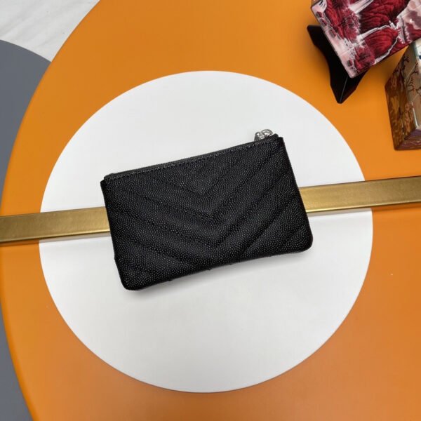 CASSANDRE MATELASSÉ KEY POUCH IN SMOOTH LEATHER